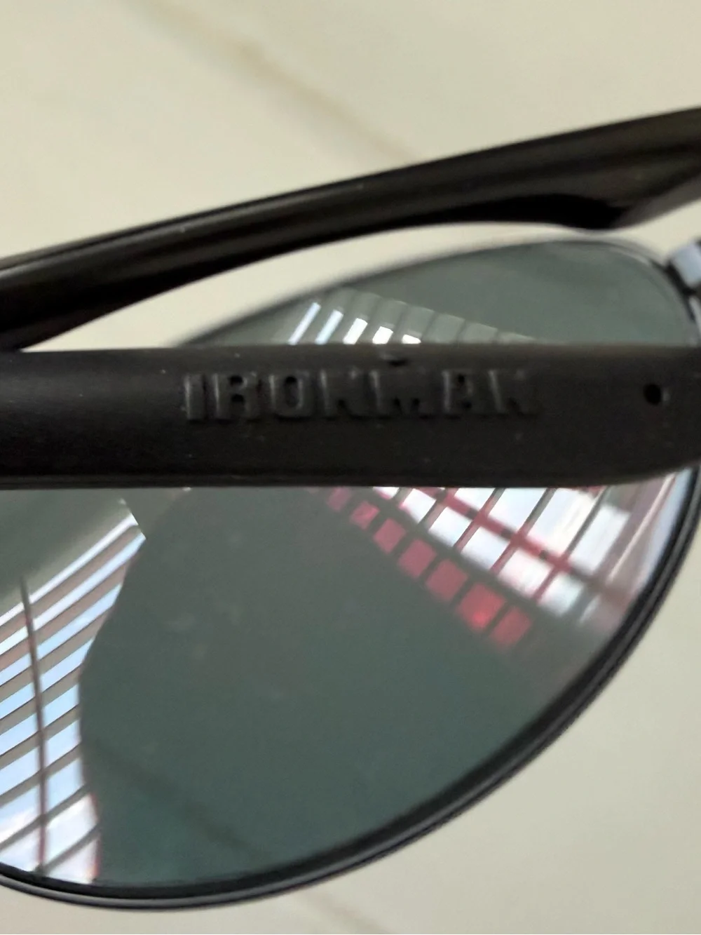 Ironman Foster Grant IF 1904 Sunglasses Red Mirrored Wrap Sport Black Unisex